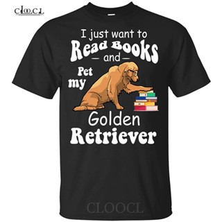 CLOOCL Funny Golden Retriever Series Fashion Loose and Comfortable Short Sleeve Round Neck T-Shirt Top_04