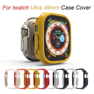 เคสนาฬิกาข้อมือ PC แบบแข็ง ป้องกัน เคลือบเงา สําหรับ Apple Watch Series Ultra 49 มม. iwatch Pro Ultra 49 มม.