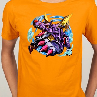 Short Sleeve T-shirt shirt Digimon Adventure Agumon Taichi Yagami Gabumon Yamato anime O-Neck Men Fashion cotton Ca_08