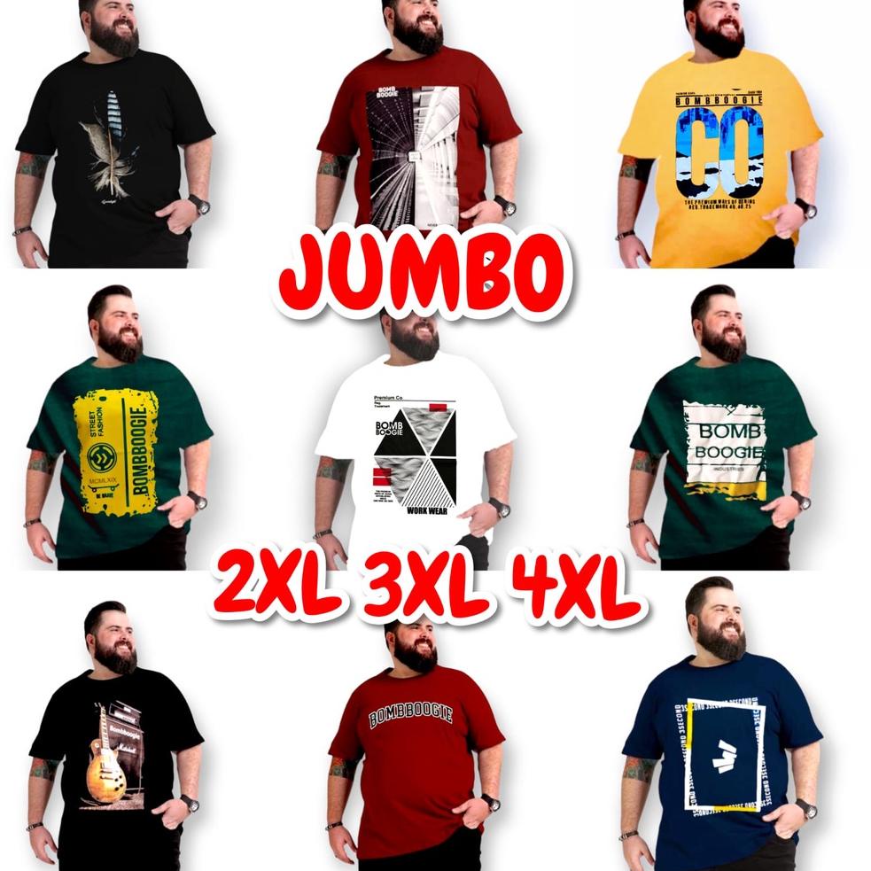 เสื้อยืดจัมโบ้ผู้ชาย Direct ATC ไซส์ 2XL 3XL 4XL / เสื้อยืดจัมโบ้ผู้ชาย