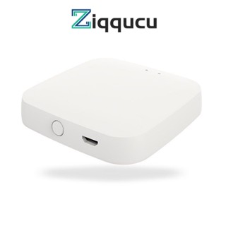 Ziqqucu ZigBee Hub Tuya อุปกรณ์สะพานอัจฉริยะ ไร้สาย ควบคุมด้วยเสียง สําหรับ Smart Home