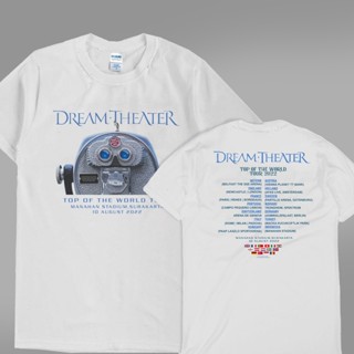 White DREAM THEATER BAND T-Shirt LIVE MANAHAN SOLO INDONESIA BUILT UP | Nsa PREMIUM T-Shirt RAP BOOTLEG BAND BUILT _04