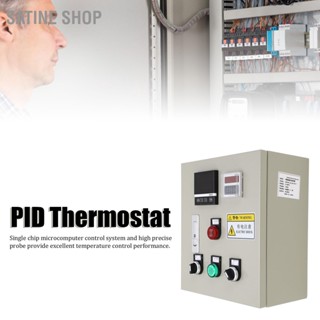 SaTine Shop PID Temperature Controller กล่องควบคุมอุณหภูมิอัจฉริยะแบบบูรณาการพร้อม M6 2M เทอร์โมคัปเปิล 3 เฟส 15KW AC380V