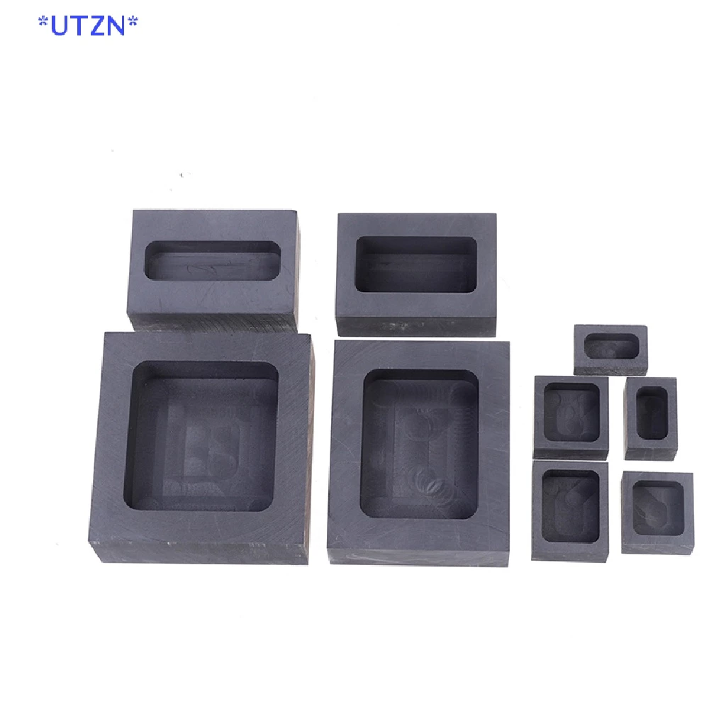 UTZN> แม่พิมพ์แท่งแท่งแท่งหมุนได้สําหรับ Melg Gold Silver Casg Rinning ใหม่