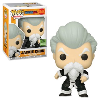 Funko Pop 848 ของเล่นฟิกเกอร์ การ์ตูน DragonBall Z- Jackie Chun ECCC Funko Shared Exclusive Action Figure 2021