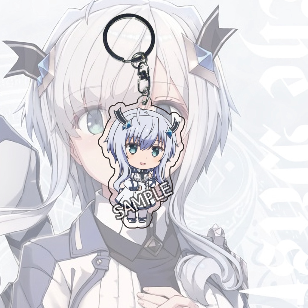 GANTUNGAN Maou Gakkuin Misha Necron อะนิเมะพวงกุญแจ - พวงกุญแจ - ของที่ระลึก - พวงกุญแจอนิเมะ - เกม 