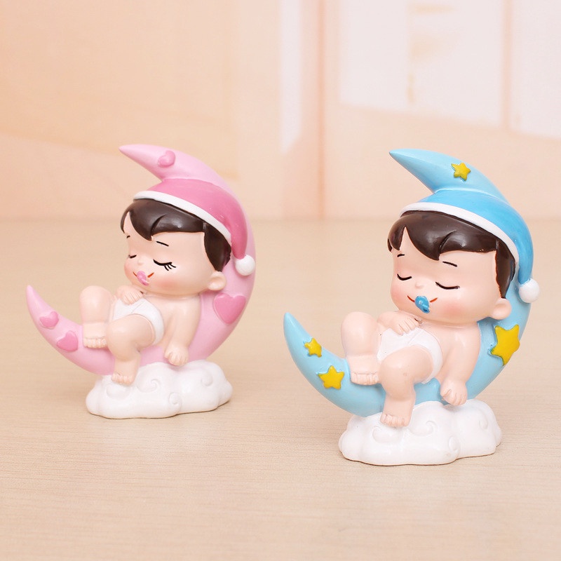 ตุ๊กตาดวงจันทร์ ชุดนอนเด็กผู้ชาย การ์ตูนน่ารัก พลาสติก โมเดล ฟิกเกอร์แอคชั่น ของเล่นน่ารัก สําหรับเด็ก ตกแต่งบ้าน ตุ๊กตา ของขวัญเด็ก