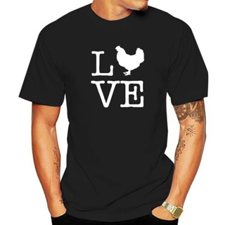 Fashion T-Shirt I Love Chickens Pet Lover Fathers Day Gift Men Clothing Cotton Short Sleeve Funny T Shirt Graphic _02