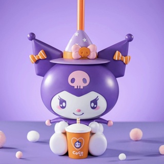 [พร้อมส่ง] Coco Kuromi แก้วน้ําน่ารัก พร้อมหลอดดูดน้ํา สําหรับแฟนสาว