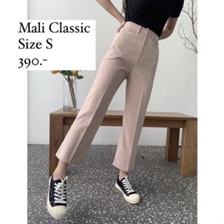 Used once - maliclassic belly pants size S ผ้าดีทรงสวยค่ะรุ่นนี้ ไม่มีตำหนิส่งต่อ