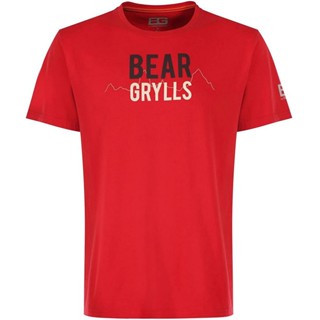 เสื้อยืด พิมพ์ลาย Craghoppers Bear Grylls 1974 ขนาดเล็ก สําหรับผู้ชาย สีฟ้า