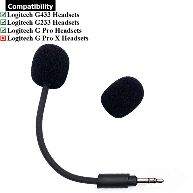 สายเคเบิลไมโครโฟนเล่นเกม แบบเปลี่ยน สําหรับ Logitech G433 G233 GPro GPROX G Pro X 1 ชิ้น