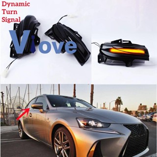 ไฟเลี้ยวไดนามิก LED ติดกระจกมองข้างรถยนต์ สําหรับ Lexus IS350 IS250 IS300 CT200H LS460 IS200T