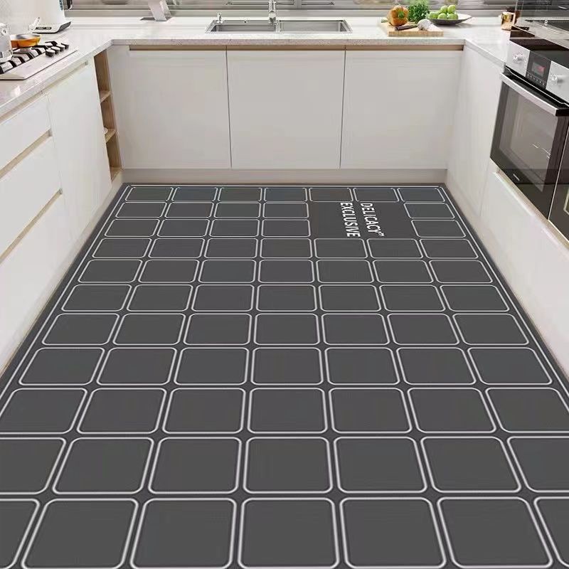 ตกแต่งบ้าน  พรมปูพื้น กันลื่น ดูดซับน้ํามัน ขนาดใหญ่ ล้างทําความสะอาดได้ สําหรับห้องครัว ราคาพิเศษ