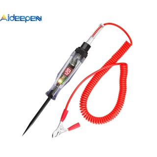 Aideepen เครื่องทดสอบแรงดันไฟฟ้าดิจิตอล 3-70V สําหรับรถยนต์ รถบรรทุก