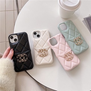 เคสโทรศัพท์มือถือ พร้อมช่องใส่บัตร แฟชั่นสําหรับผู้หญิง สําหรับ iPhone14 Pro Max 13 13PRO 13PROMAX 12PRO 12PROMAX 11