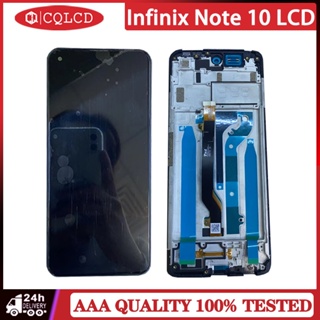 หน้าจอ Infinix Note 10 X693 อะไหล่หน้าจอ LCD พร้อมกรอบหน้าจอ แบบเปลี่ยน