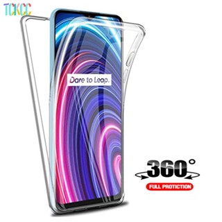 เคสโทรศัพท์มือถือ ซิลิโคนนิ่ม ใส กันกระแทก 360 องศา สําหรับ Realme 9 Pro+ 9i 8i C21Y C25Y Narzo 50