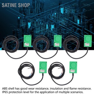 SaTine Shop 5 ชิ้น พร็อกซิมิตี้เซนเซอร์ 2 สาย ปกติเปิดสวิตช์วิธี 90-250V AC 2A สำหรับการตรวจจับ