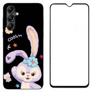 เคส Samsung Galaxy M54 กันกระแทก TPU การ์ตูน ซิลิโคน ป้องกัน เคสโทรศัพท์ ด้านหลัง พร้อมฟิล์มกระจกนิรภัย