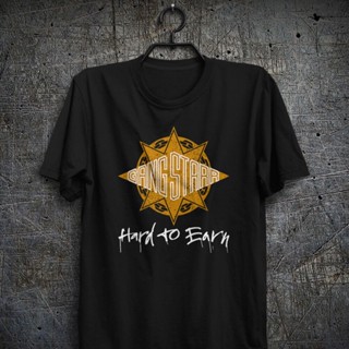 2023เสื้อยืด พิมพ์ลาย Hard To Earn Gang Starr 1990S สไตล์ฮิปฮอป เข้ากับทุกการแต่งกาย