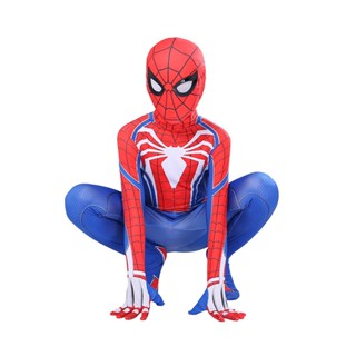 ชุดบอดี้สูทคอสเพลย์ Spider Man Zentai Iron Spiderman Peter Parker Superhero สําหรับปาร์ตี้ฮาโลวีน