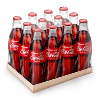 SoftDrink 12ขวดน้ำอัดลมและน้ำหวานCoke 250มล.แพ็ค น้ำอัดลมโค้กโค้กออริจินัล DrinkSoftOriginal250ml