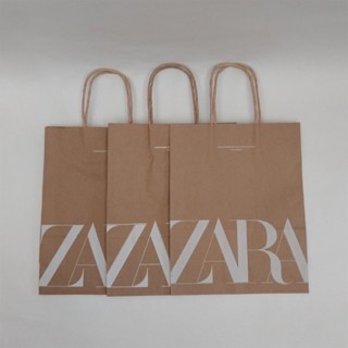 ถุงกระดาษ ขนาดเล็ก ลาย Zara เหมาะกับของขวัญ