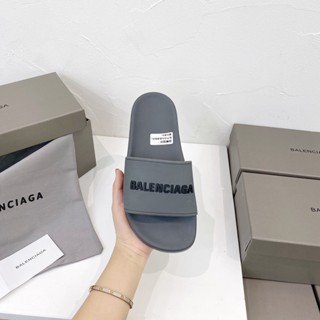 Balenciaga 2020ssBalenciaga รองเท้าโลฟเฟอร์ หนัง PU ส้นแบน สําหรับผู้ชาย ผู้หญิง 026