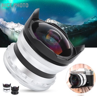 Nice photo เลนส์มุมกว้างพิเศษสำหรับทิวทัศน์ Fisheye เมาท์ 7.5 มม. F2.8 FX สำหรับ Fuji X-T4/X-T3/X-T30/X-S10