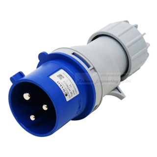 "DAKO PLUG" HTN 023 ปลั๊กตัวผู้กลางทาง (2P+E) 32A 230V 6H IP44