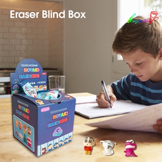 【AG】1 Set Rubbing Eraser And Assembled Childrens Birthday Gift Stationery Crayon Blind Box Pencil