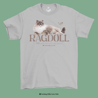เสื้อยืดลาย RAGDOLL CAT  (แร็กดอลล์) Classic Cotton Unisex by 【Nothing Hills】_02