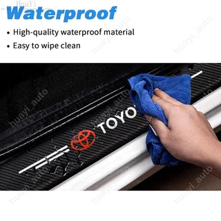 สติกเกอร์หนัง คาร์บอนไฟเบอร์ ป้องกันรอยขีดข่วน พรีเมี่ยม หรูหรา สําหรับ Toyota Yaris Ativ 2022 2023