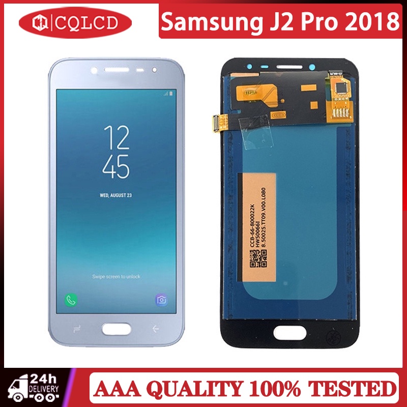 หน้าจอ Samsung Galaxy J2 Pro 2018 J250 อะไหล่หน้าจอสัมผัส LCD แบบเปลี่ยน สําหรับ