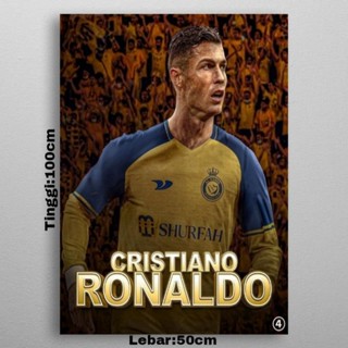 โปสเตอร์ C.Ronaldo ขนาดมาตรฐาน 100x50 ซม.