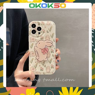 ใช้ได้กับเคสโทรศัพท์ OPPO Reno9 / Reno8 / Reno7pro / reno6 / 7z / 5 การ์ตูนใหม่แบบเต็มหน้าจอขนาดเล็กดอกไม้กระต่ายป้องกันการตกเคสโทรศัพท์มือถือเคสนุ่ม R17 คู่รุ่น A53 / A9 2020 / 4Z 5G / F11 / A31 / A15 / Findx3pro / Findx5pro