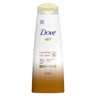 โดฟ 340มลDOVE แชมพู นอริชชิ่งออยล์แคร์สีทอง SHAMP NOURISHINGOILCARE GOLD340ML