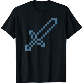 เสื้อยืด พิมพ์ลาย Minecraft Big Sword Icon แฟชั่นสําหรับเด็กผู้ชาย และผู้หญิง อายุ 1 2 3 4 5 6 7 8 9 10 11 12 13 14_04