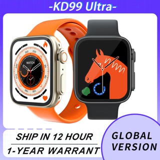 นาฬิกาข้อมือสมาร์ทวอทช์ KD99 Ultra 8 Ultra Series 49 มม. บลูทูธ NPC GPS วัดอุณหภูมิร่างกาย