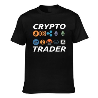 Personality Crypto Trader Litecoin Bitcoin Ethereum Currency Novelty MenS T-Shirts Daily Wear_05