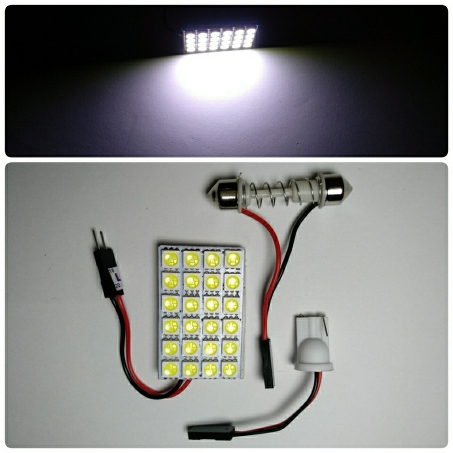 MATA T10 ไฟ LED เพดานห้องโดยสารรถยนต์ 24 ตา