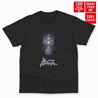 เสื้อยืดลําลอง แขนสั้น พิมพ์ลาย Kamen RIDER BLACK SUN Knight BLACK Steel Knight สไตล์ญี่ปุ่น สําหรับผู้ชาย และผู้หญ_02