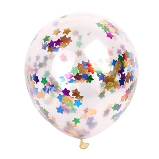 12" New Round Confetti Balloon Latex Helium For Birthday Wedding Dance Party Decor