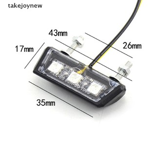 [takejoynew] ไฟ LED 12V กันน้ํา สําหรับติดป้ายทะเบียนรถมอเตอร์ไซค์ KLB