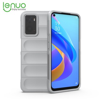 Lenuo เคสโทรศัพท์ ซิลิโคนนิ่ม กันกระแทก สีพื้น รวมทุกอย่าง สําหรับ Oppo A76 A36 4G