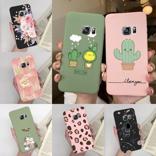 เคสมือถือ แบบนิ่ม ลายการ์ตูนนักบินอวกาศ เนื้อแมตต์ กันกระแทก สําหรับ Samsung galaxy S6 Edge G925 Samsung galaxy S6 Edge G925