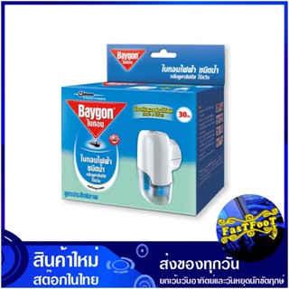 เครื่องไล่ยุงไฟฟ้าชนิดน้ำ ไร้ควัน กลิ่นยูคาลิปตัส 30 คืน ไบกอน Baigon Smokeless Electric Mosquito Repellent, Eucalyptus