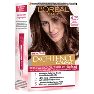ลอรีอัลเอ็กซ์เซลเล้นซ์ครีมเปลี่ยนสี4.25LOREAL  EXCELLENCE NO.4.25