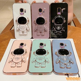 เคส samsung s9 plus samsung s9 โทรศัพท์มือถือ ลายนักบินอวกาศ พร้อมขาตั้ง สําหรับ 1YHY